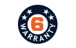6-month warranty